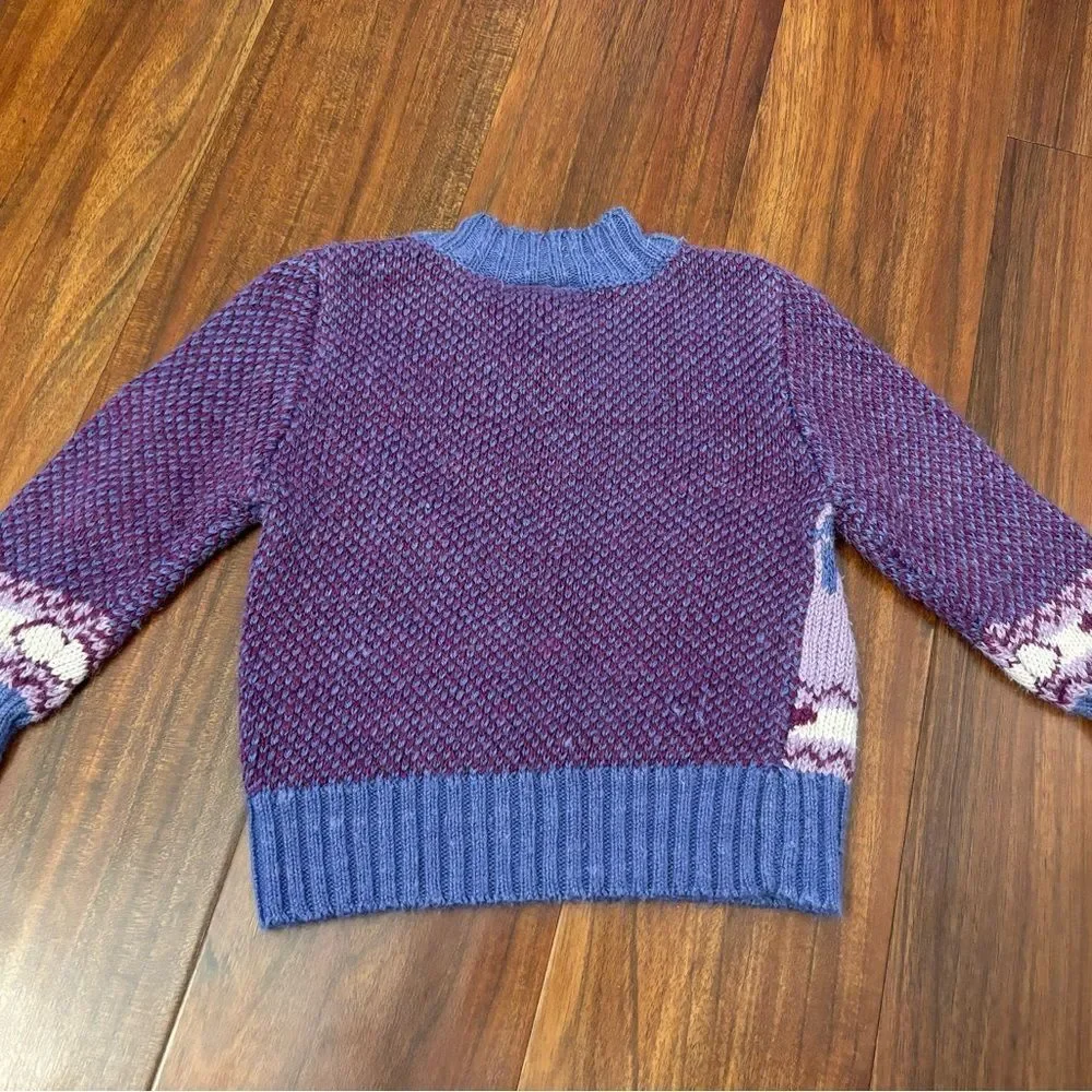 The Children’s Place y2k purple wintery sweater
